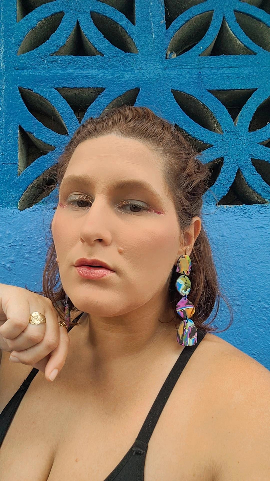 Grafitti Pebbles Dangles